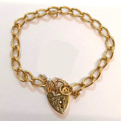 9ct Gold Charm Bracelet 14.6gr