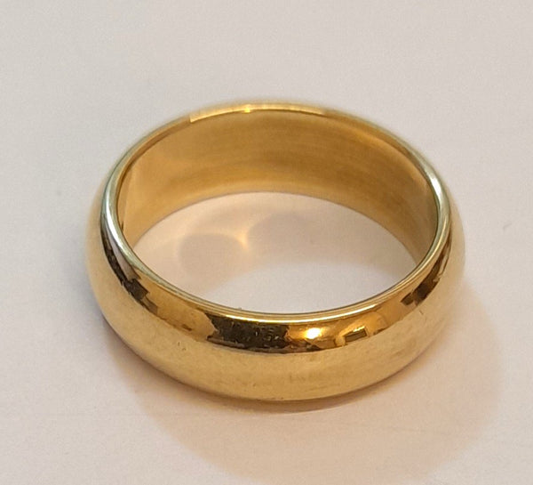 9ct Yellow Gold Wedding Band 6.3gr