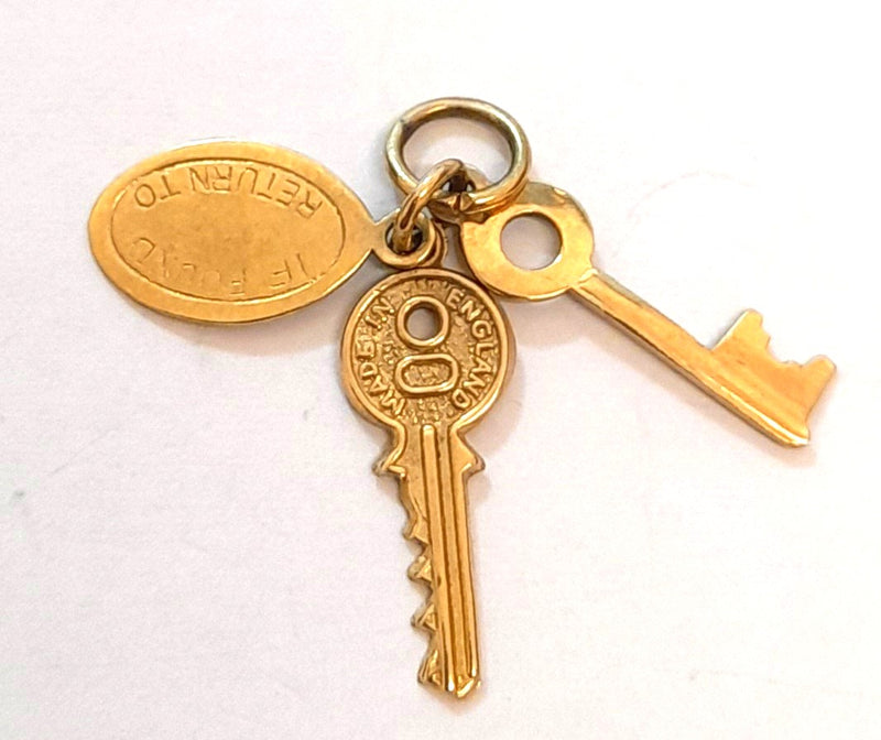 9ct Gold Keys Charm 1.2gr