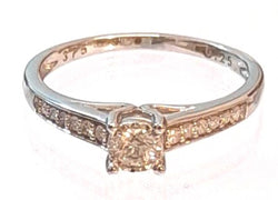 9ct White Gold Diamond Ring 0.25ct 2.14gr
