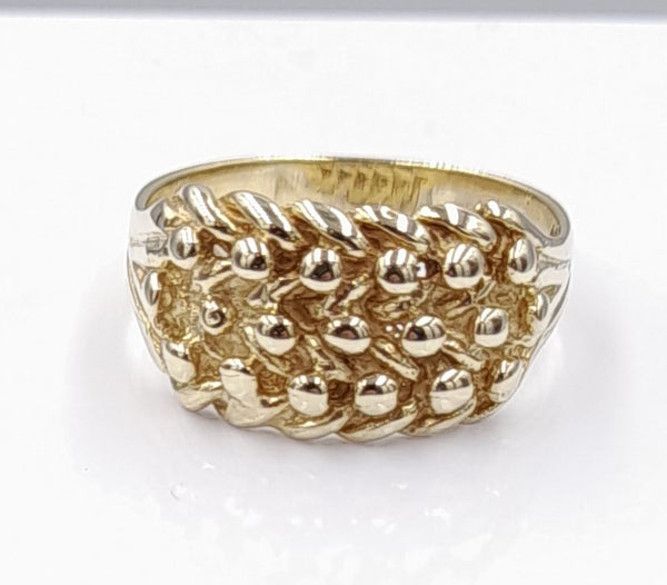 9ct Gold Keeper Ring 5gr