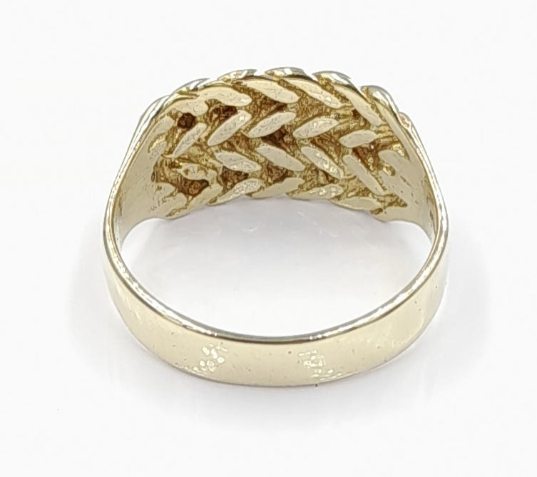 9ct Gold Keeper Ring 5gr