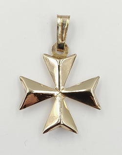 9ct Gold Maltese Cross 0.88gr