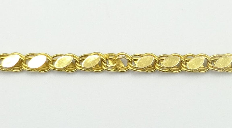 14ct gold "Pullu" chain 22". 7gr