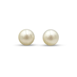 9ct Yellow Gold Pearl Stud Earrings 4mm