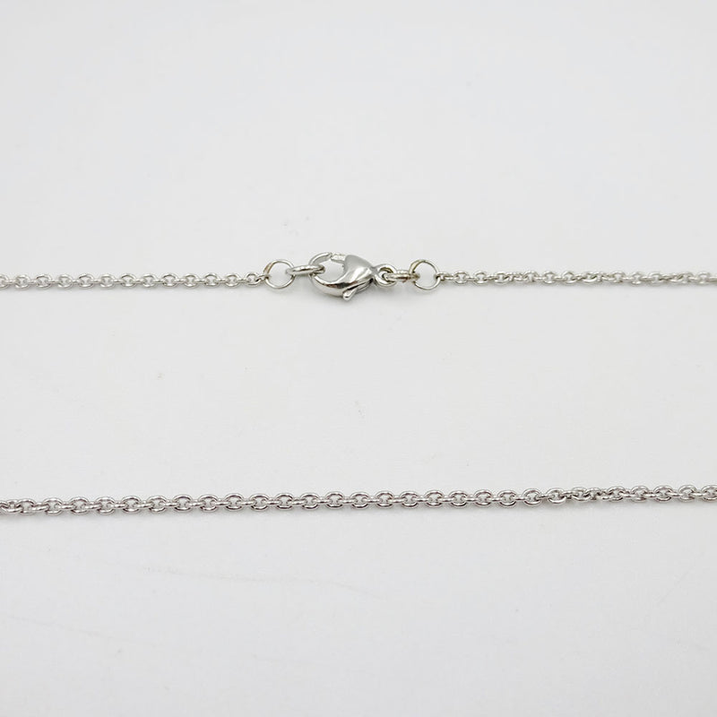 Platinum Fancy Ladies Fine Belcher Design Chain 16inch 4.7g 0.95mm - Richard Miles Jewellers