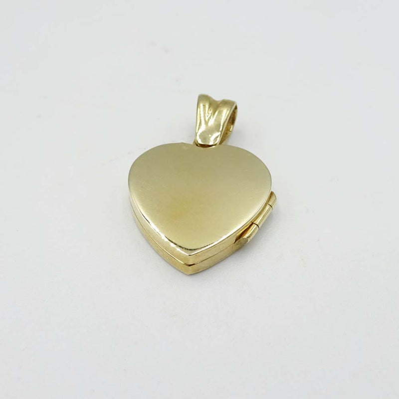 Premium 9ct Yellow Gold and Ruby Heart Locket