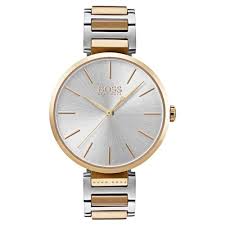 Hugo Boss 1502417 Ladies Allusion Gold & Silver Stainless Steel Watch 36mm - Richard Miles Jewellers