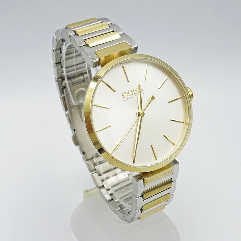 Hugo Boss 1502417 Ladies Allusion Gold & Silver Stainless Steel Watch 36mm - Richard Miles Jewellers