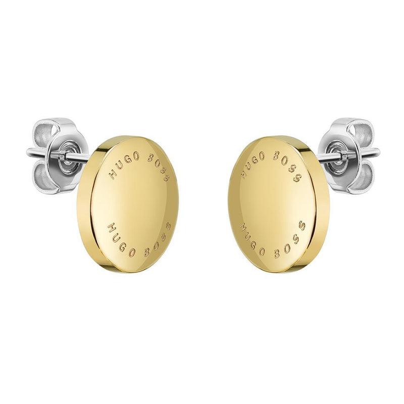 BOSS Medallion Ladies Stud Earrings 1580159