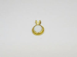 9ct Gold Ladies Opal 1g Pendant 8mm - Richard Miles Jewellers