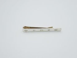 Sterling Silver 925 English Hallmarks Lion Tie Slide 8.1g 60mm 6.3mm - Richard Miles Jewellers