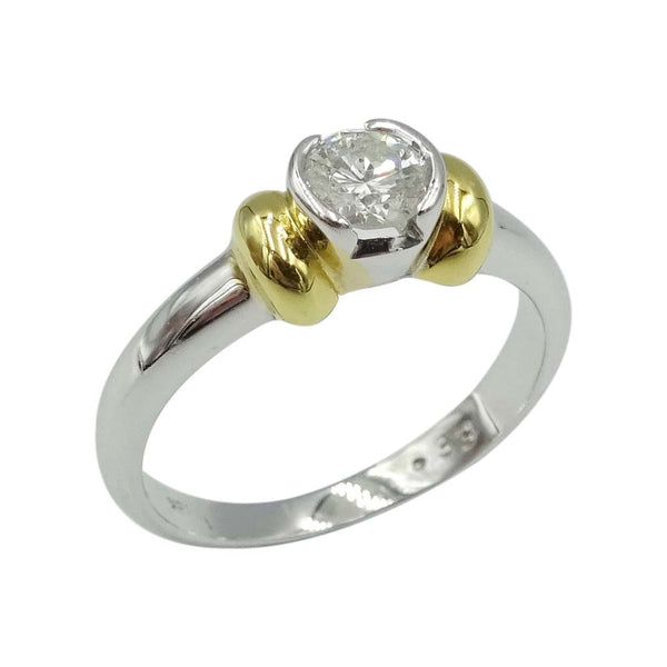 18ct White Gold Round Cut Diamond Ring 0.33ct