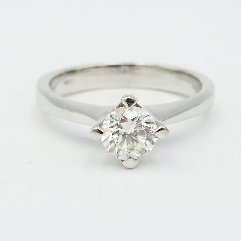 18ct White Gold Diamond Solitaire Engagement Ring 0.50ct - Richard Miles Jewellers