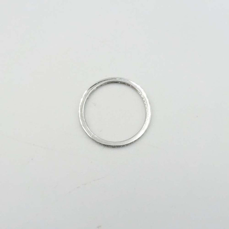 18ct White Gold Diamond Full Eternity Ring Size N 1/2