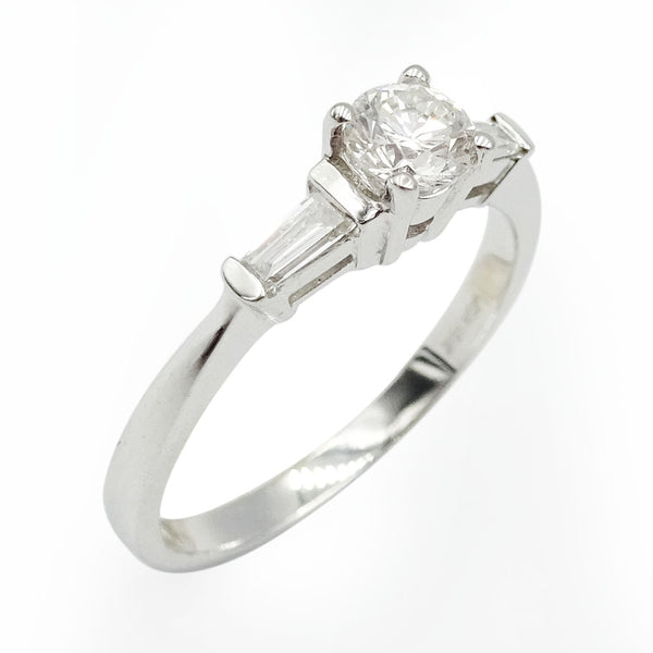 18ct White Gold Diamond Baguette Engagement Ring 0.50ct - Richard Miles Jewellers