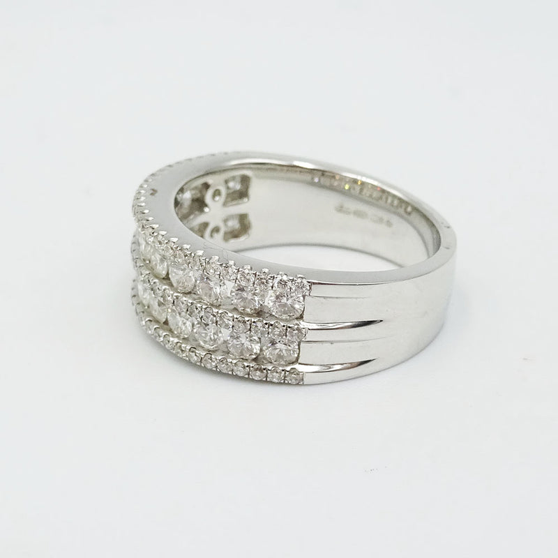 18ct White Gold 5 Row Premium Eternity Diamond Ring 1.16ct - Richard Miles Jewellers
