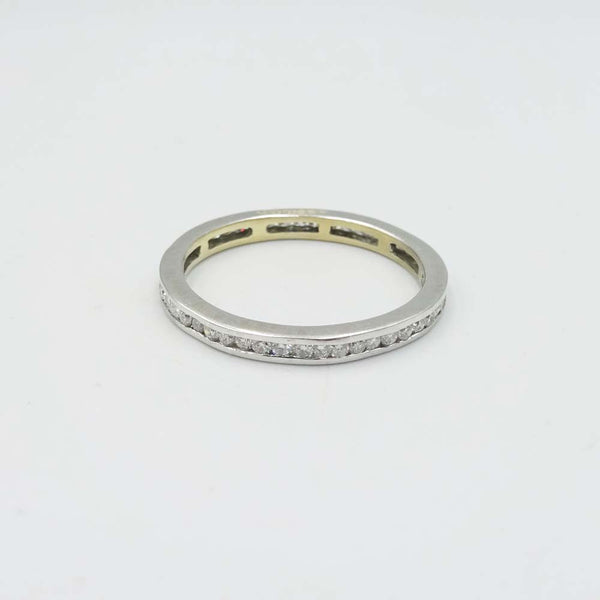 18ct White Gold Diamond Full Eternity Ring Size M 1/2 1.00ct