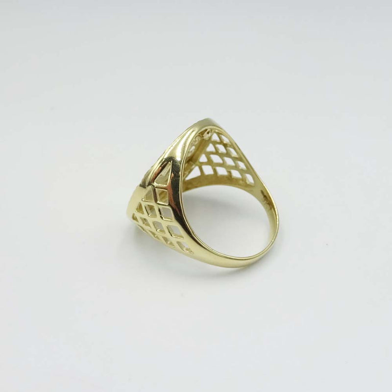 9ct Yellow Gold St. George Ring Size S