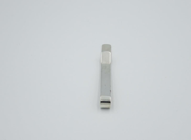 Sterling Silver 925 English Hallmarks Lion Tie Slide 8.1g 60mm 6.3mm - Richard Miles Jewellers