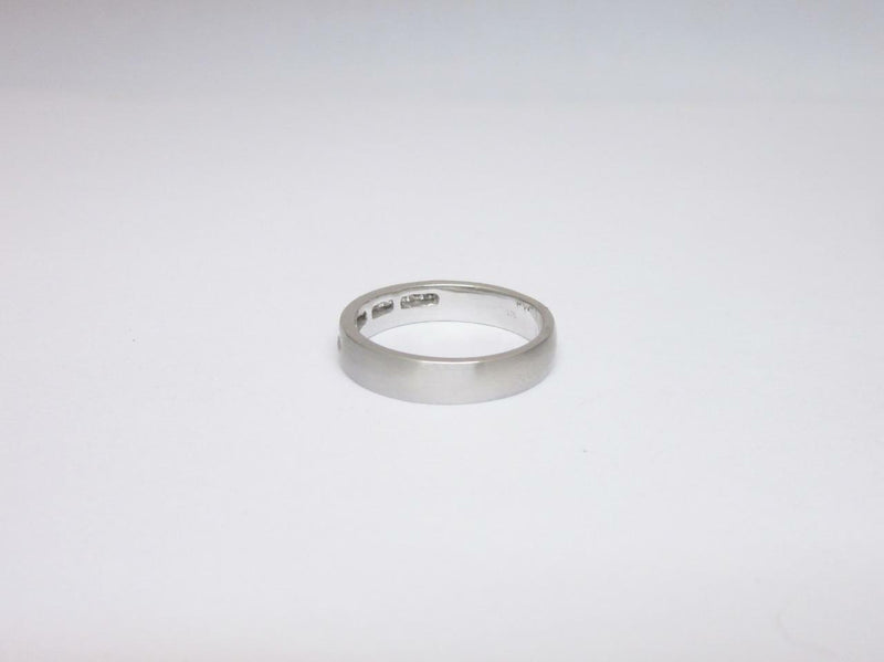 9ct White Gold Channel Set Diamond Ring 0.24ct Size U Weight 6.1g - Richard Miles Jewellers