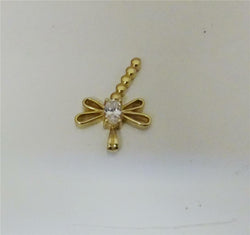 9ct Yellow Gold  Movable Butterfly Pendant set with CZ 25mm 2.2 Grams RRP£165 - Richard Miles Jewellers