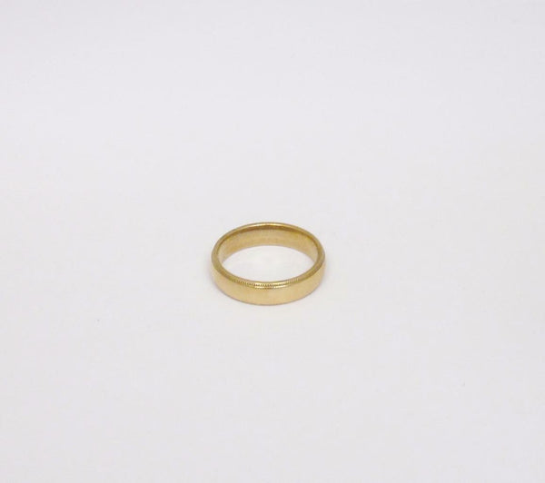 9ct Yellow Gold 5mm Wedding Band Ring Size R - Richard Miles Jewellers