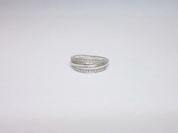 9ct White Gold Diamond Ring 0.08ct Size L 1/2 Weight 2.5g - Richard Miles Jewellers