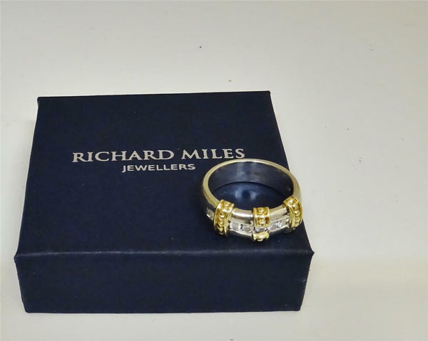 9ct White Gold Half Eternity Ladies Diamond Ring 0.25ct Size L 6.5g RRP£750 - Richard Miles Jewellers