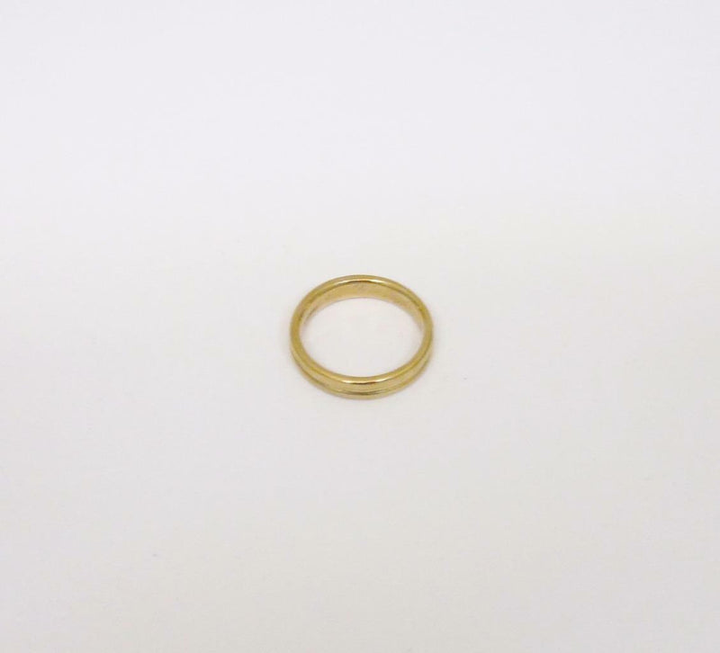 9ct Yellow Gold 4mm Wedding Band Ring Size P - Richard Miles Jewellers