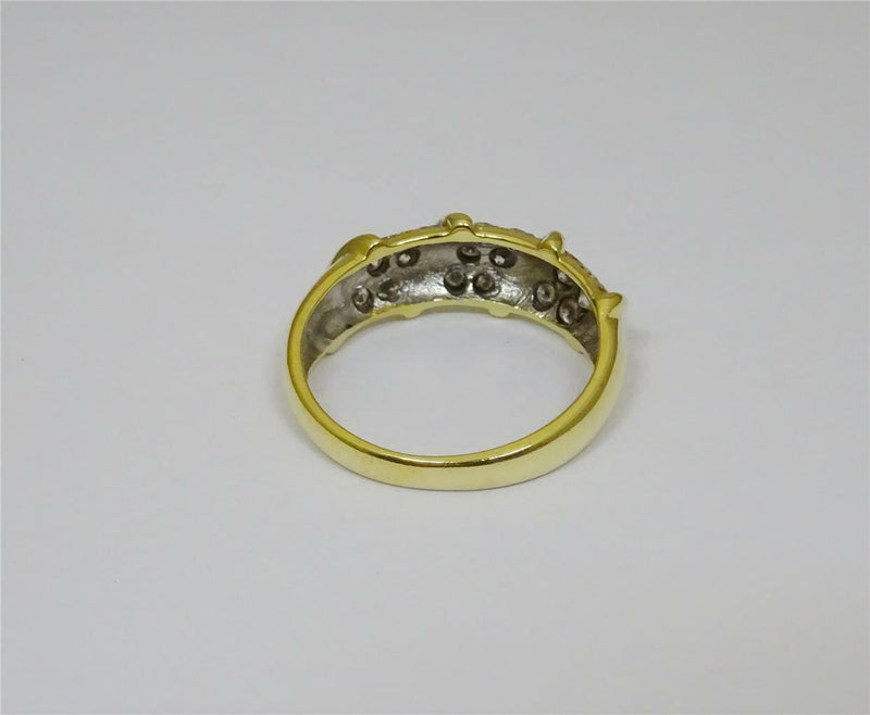 18ct Yellow Gold Ladies Ring With Diamond  Size M - Richard Miles Jewellers