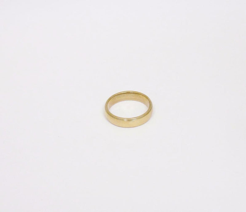 9ct Yellow Gold 5mm Wedding Band Ring Size R - Richard Miles Jewellers