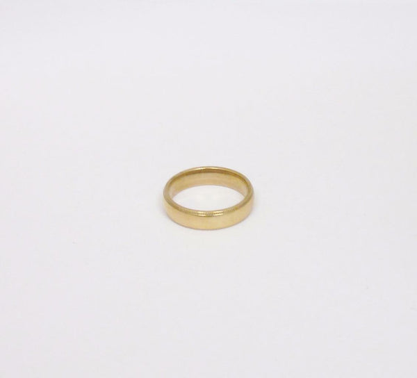 9ct Yellow Gold 5mm Wedding Band Ring Size R - Richard Miles Jewellers