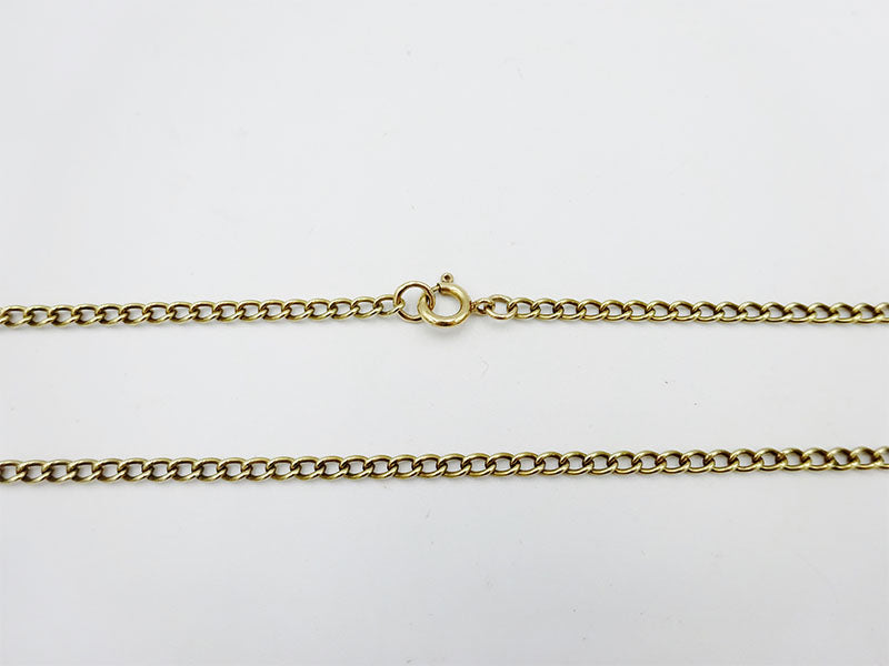 9ct Gold Ladies Quality Oval Linked Curb Chain 3.2mm 21inch 11.1g - Richard Miles Jewellers