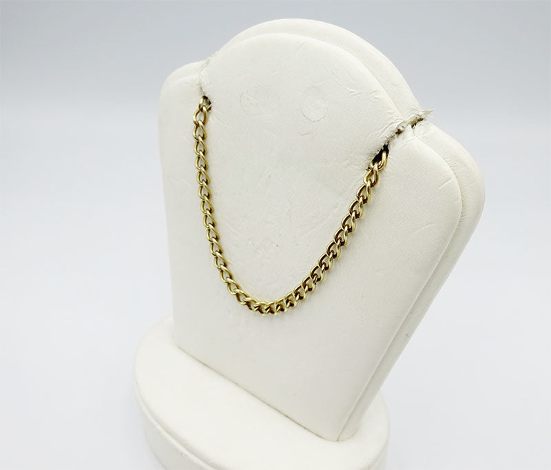 9ct Gold Ladies Quality Oval Linked Curb Chain 3.2mm 21inch 11.1g - Richard Miles Jewellers