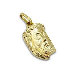 18ct Yellow Gold Jesus Pendant