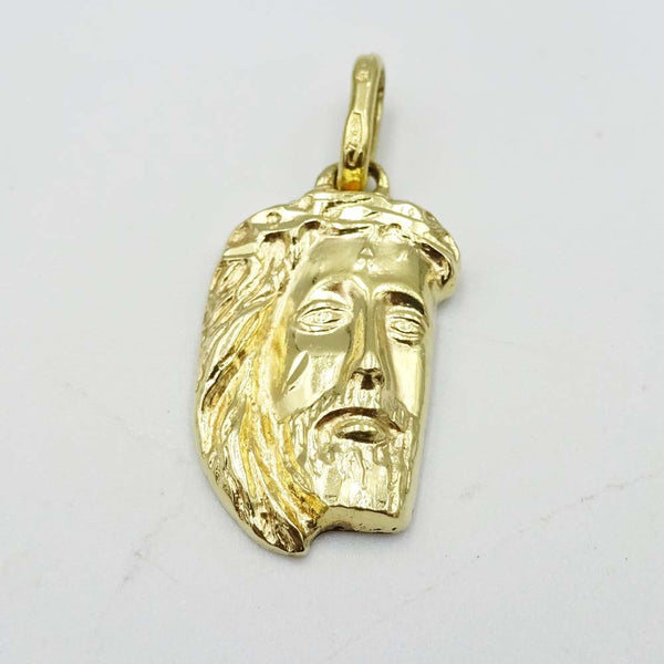 18ct Yellow Gold Jesus Pendant