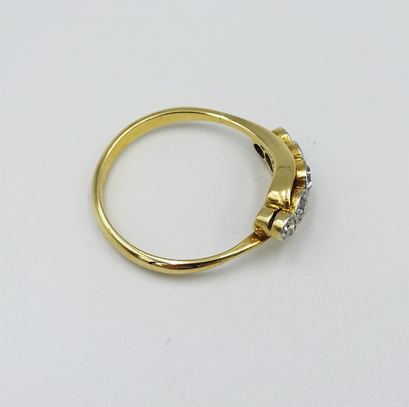 18ct Yellow Gold 0.71ct Diamond 5 Stone Ladies Quality Ring Size S 3.5g - Richard Miles Jewellers