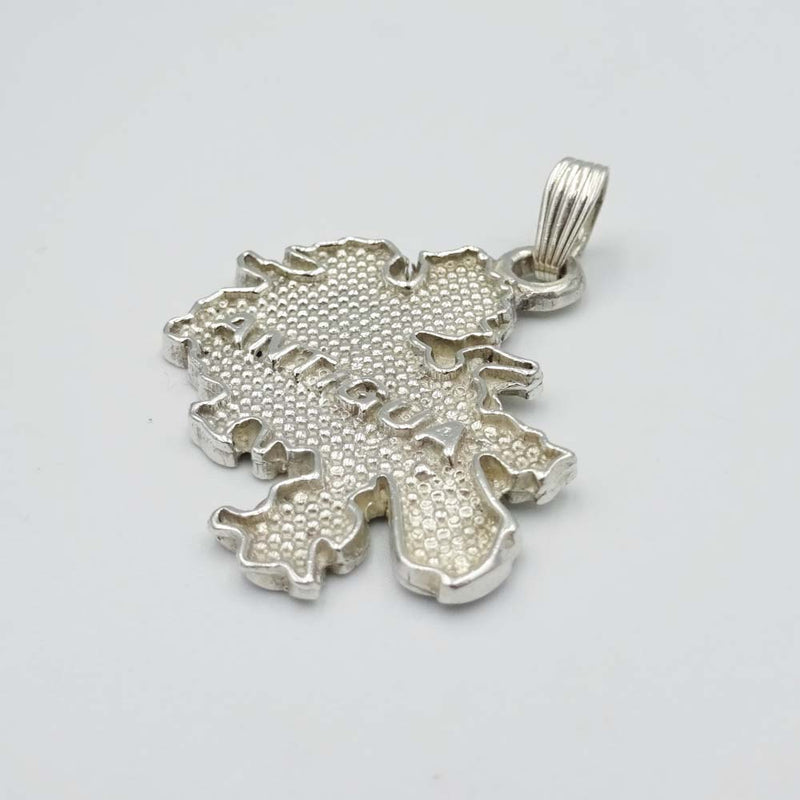 Sterling Silver Textured Antigua Pendant