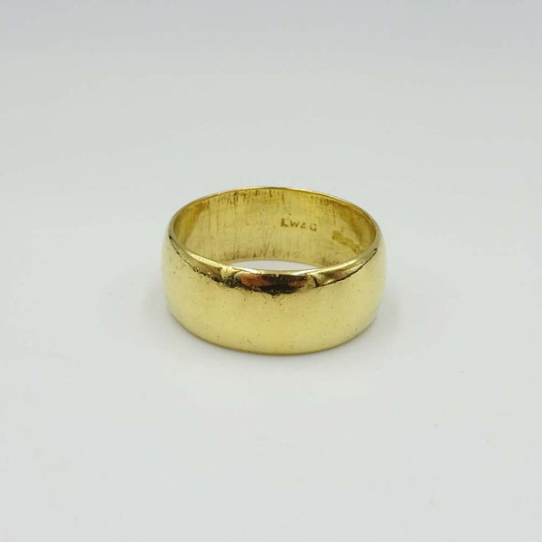 22ct Yellow Gold Wedding Band Size Q