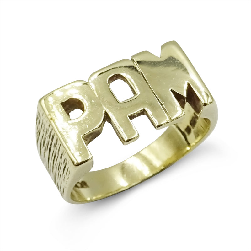 9ct Yellow Gold 'Pam' Ring Size O