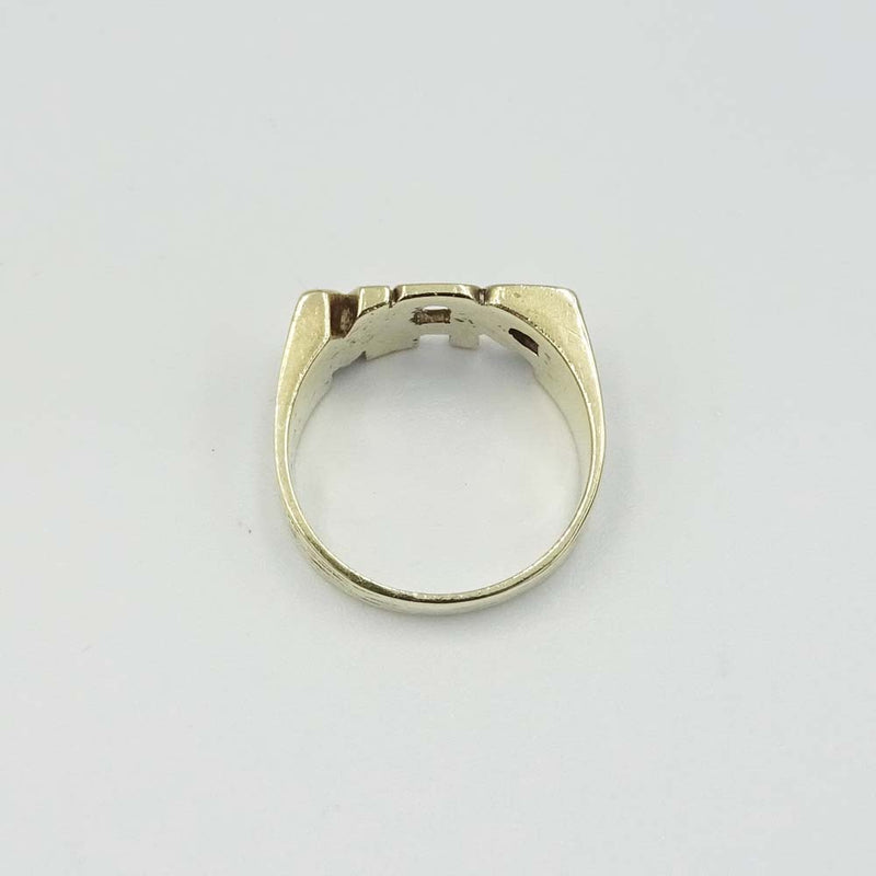 9ct Yellow Gold 'Pam' Ring Size O