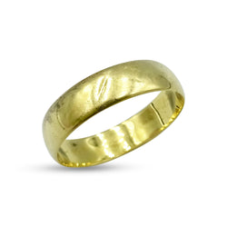 18ct Yellow Gold Wedding Band Ring Size M