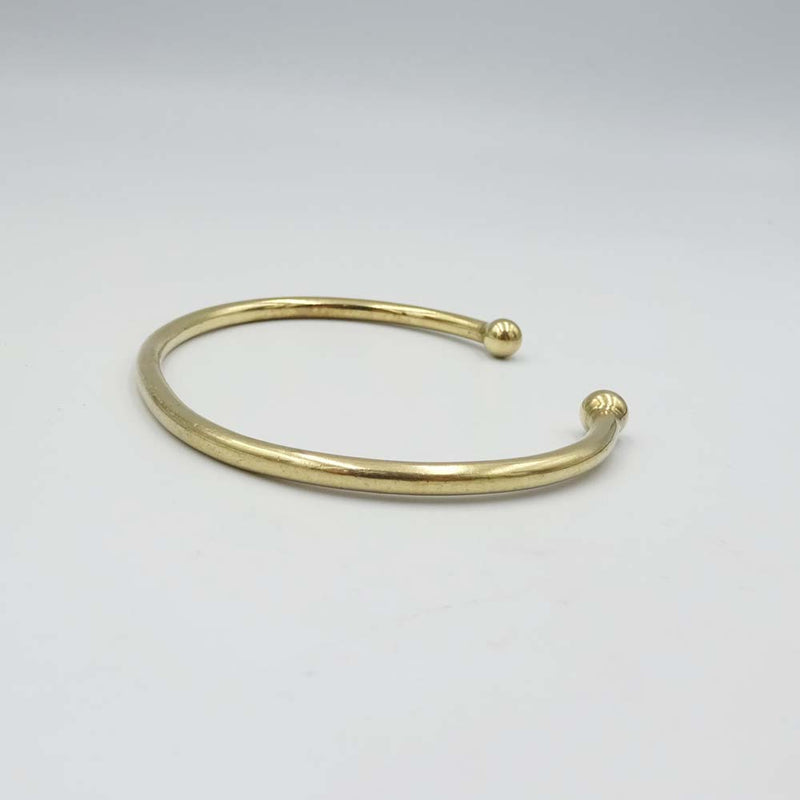 9ct Yellow Gold Open Back Torque Bangle
