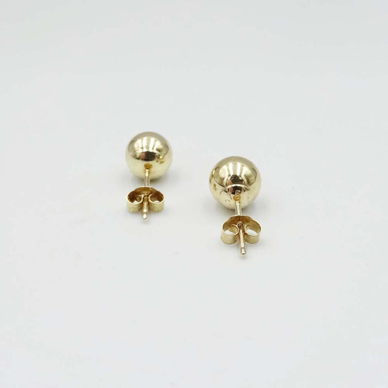 9ct Yellow Gold Ball Stud Earrings