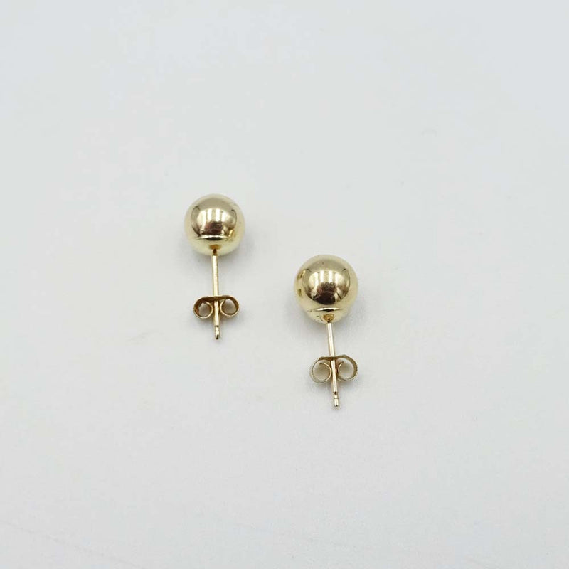 9ct Yellow Gold Ball Stud Earrings