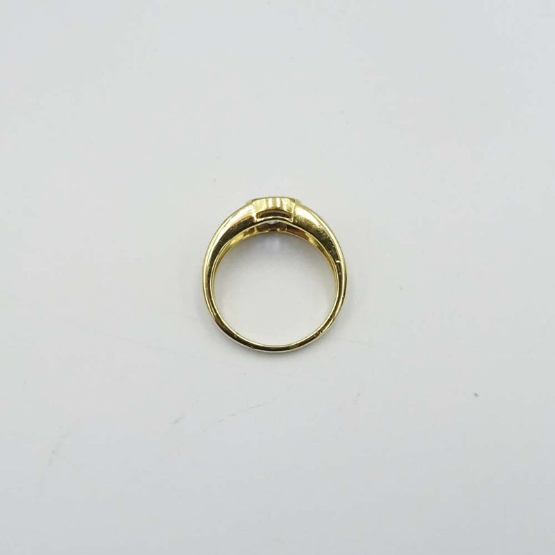 18ct Yellow Gold Sapphire Ring Size N
