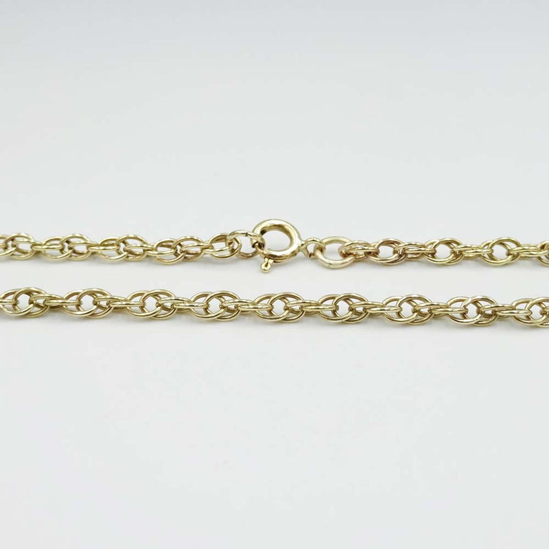 9ct Yellow Gold Prince of Wales Chain Necklace 24"