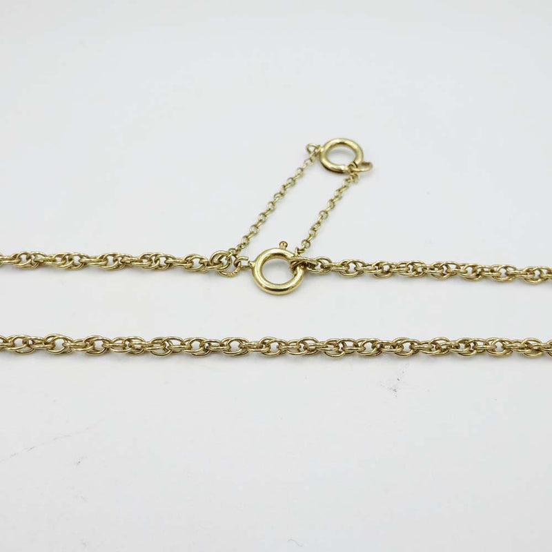 9ct Yellow Gold Prince of Wales Chain Necklace 16"