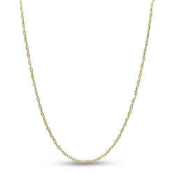 9ct Yellow Gold Fine Prince of Wales Chain Necklace 18"